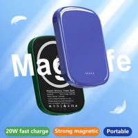10000mah 15w power bank magnetic wireless charging powerbank portable external battery charger poverbank for iphone 13 12pro max