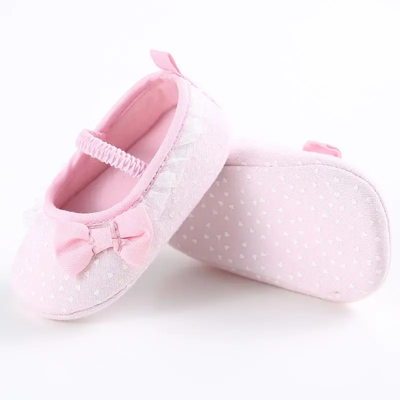 

Toddler Newborn Princess Kids Baby Girl Casual Soft Lace Cotton Shoes Prewalker