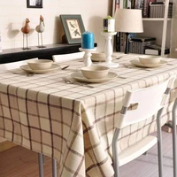 classic thick european style plaid tablecloth rectangular modern minimalist coffee table cover towel