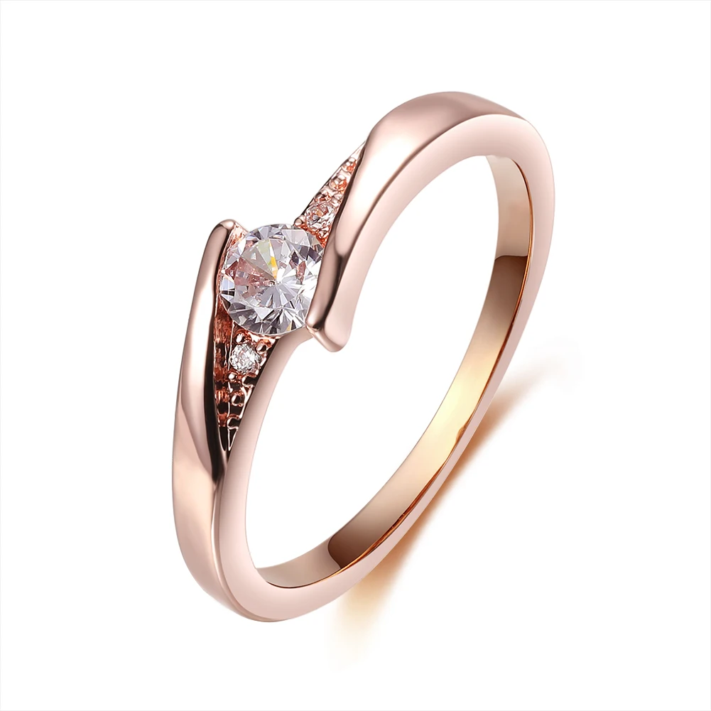 

Fashion Crystal Engagement Ring for Women AAAAA White Cubic Zirconia Silver Color Rings Wedding Trend Female Jewerly