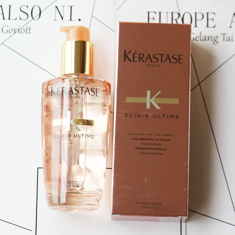 KERASTASE цианин чистый Восстанавливающий раствор/масло белого чая 100 мл эфирное масло без шампуня - Цвет: 100ml