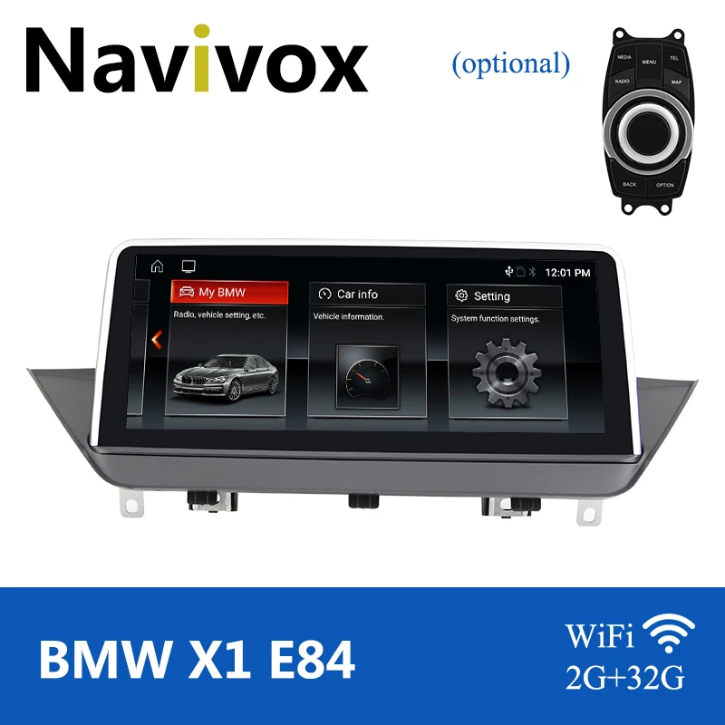 Автомагнитола Navivox мультимедийный плеер на Android 10 с экраном 25 дюйма GPS для BMW X1 E84