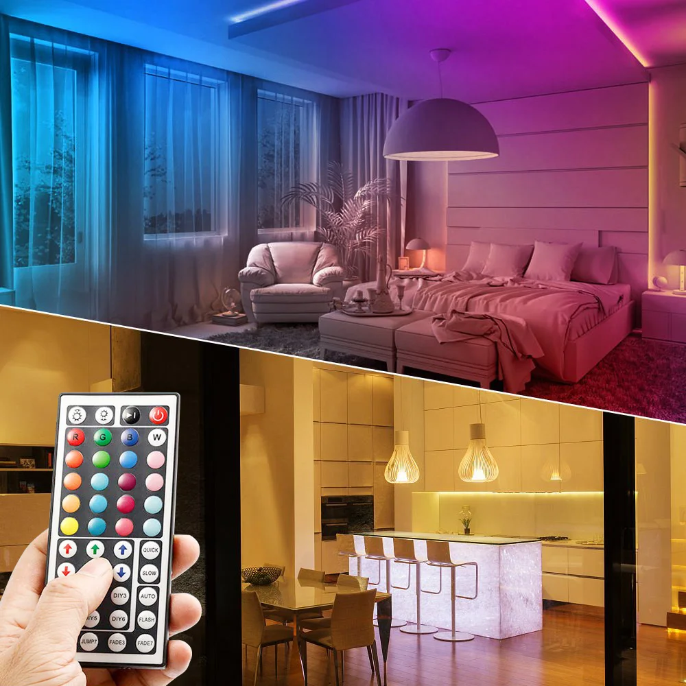 Светодиодные ленты 5050 2835 Водонепроницаемый 12V 5 м 10 15 RGB светодиодные светильники