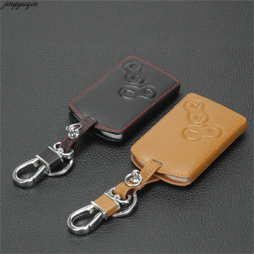 4 кнопки чехол для ключа автомобиля Renault Clio Scenic Megane Duster Sandero Captur Twingo Koleos пульт