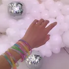 Силиконовый резиновый браслет с голограммой, 1 шт., гибкий наручный браслет, Спортивный Повседневный браслет для женщин и мужчин