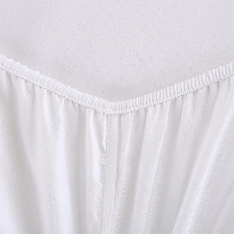 Чехол для матраса 220x200 см однотонная мягкая натяжная простыня эластичная лента