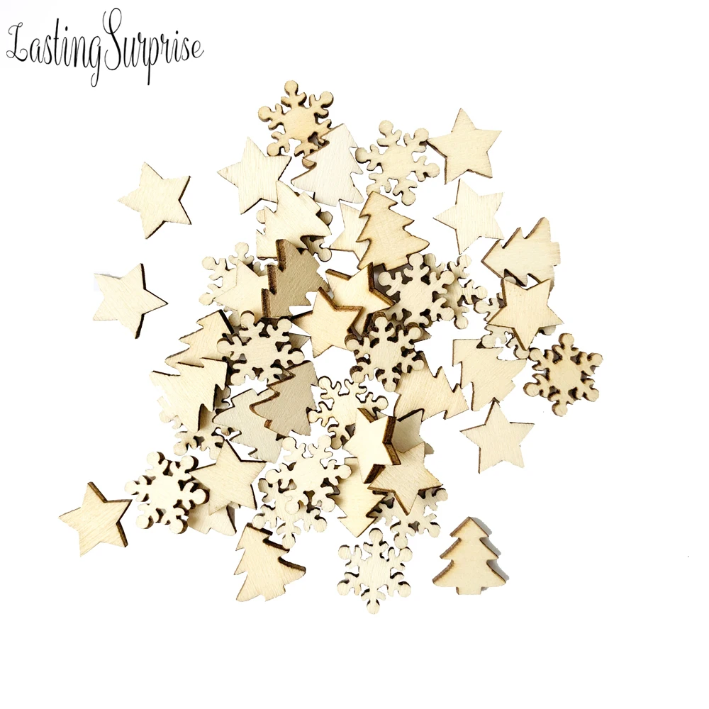 Рождественские украшения Деревянная Рождественская елка Висячие бирки