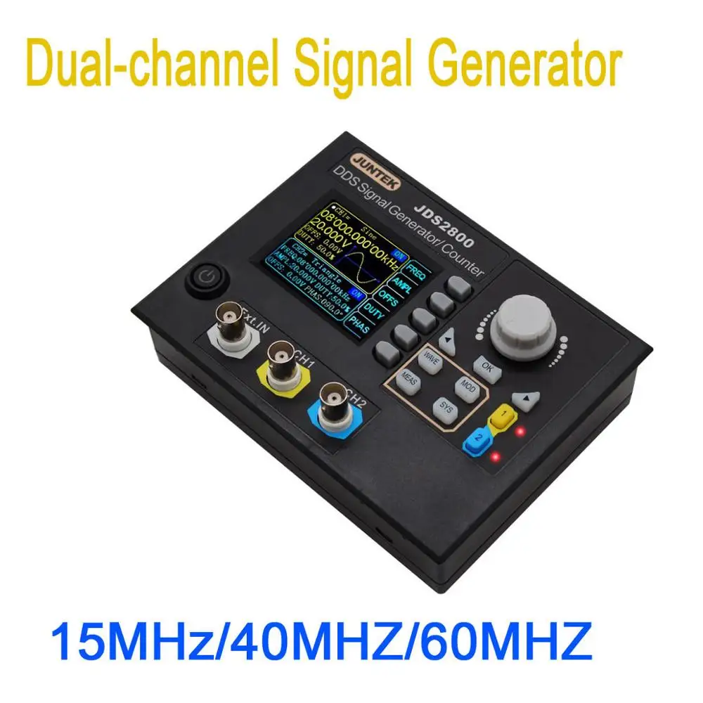 DDS Dual-Channel signal generator waveform Pulse Sweep Counter Frequency meter | Электроника