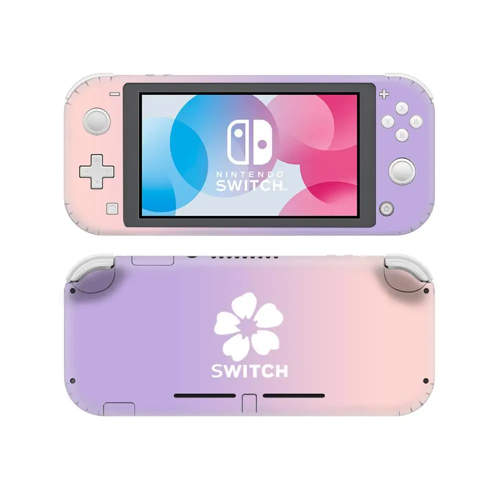Чистый фиолетовый цветок Nintendo Switch наклейка на кожу Наклейка Обложка для Lite