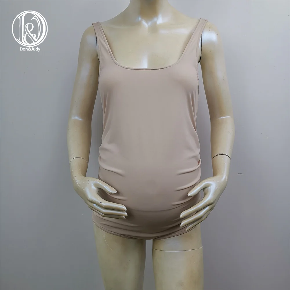 

Don&Judy Skin Nude Maternity Bodysuit Pregnancy Photo Shoot Stretchy Jumpsuits Photography Clothes Accessories For Shooting