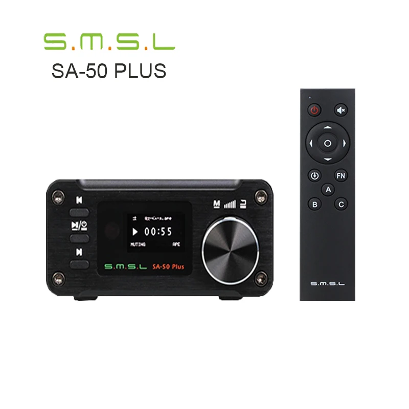 SMSL SA 50 Plus Вт * 2 цифровой усилитель мощности TAS5766 USB AUX воспроизведения|Усилители