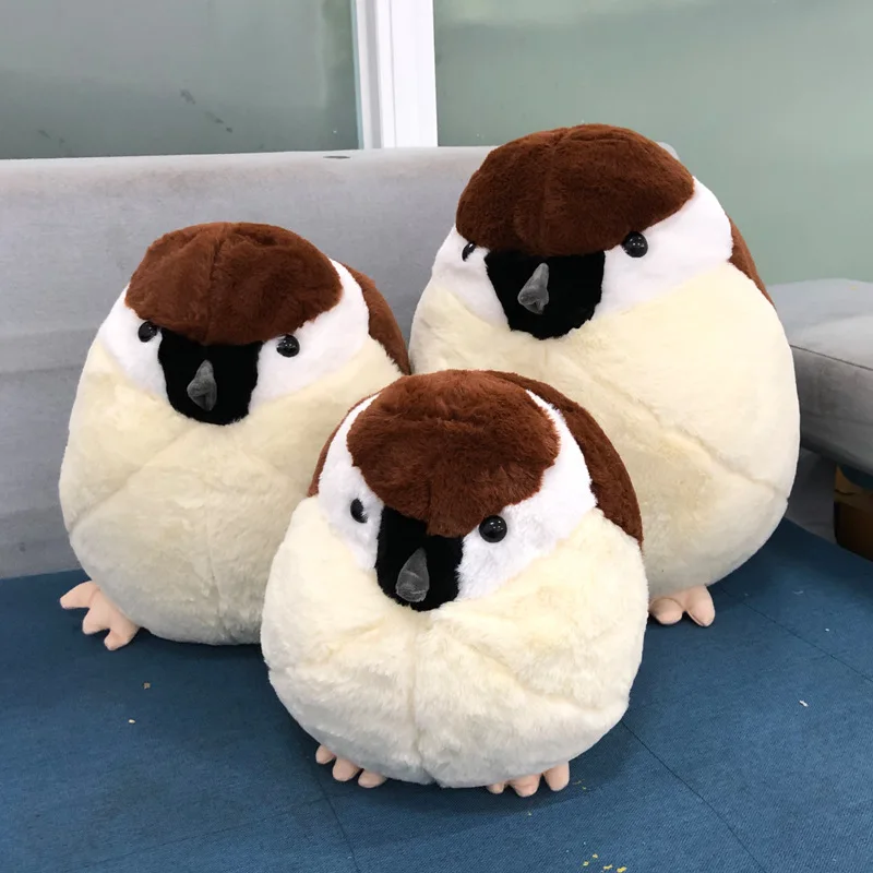 Животные Peluche Juguetes птица Воробей плюшевые игрушки мягкие куклы воробьи подушки