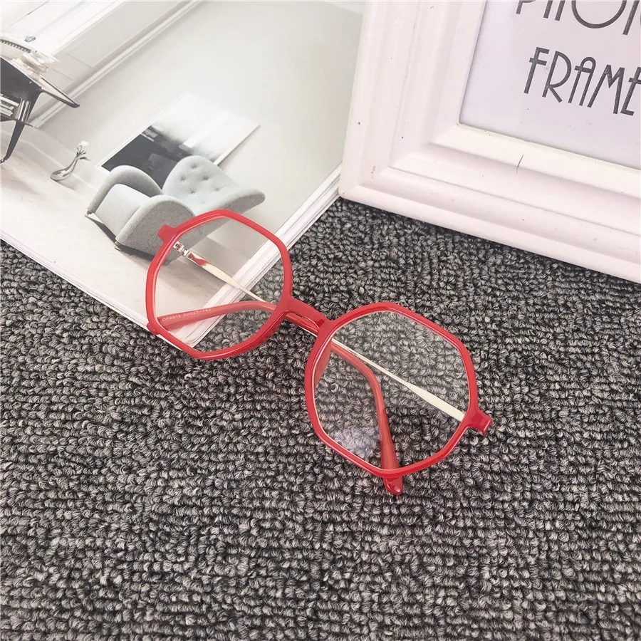 Модные прозрачные линзы, оправа Женские Ретро винтажные прозрачные желтые оправа для очков Мужская очки с бесцветными линзами оптические очки NX
