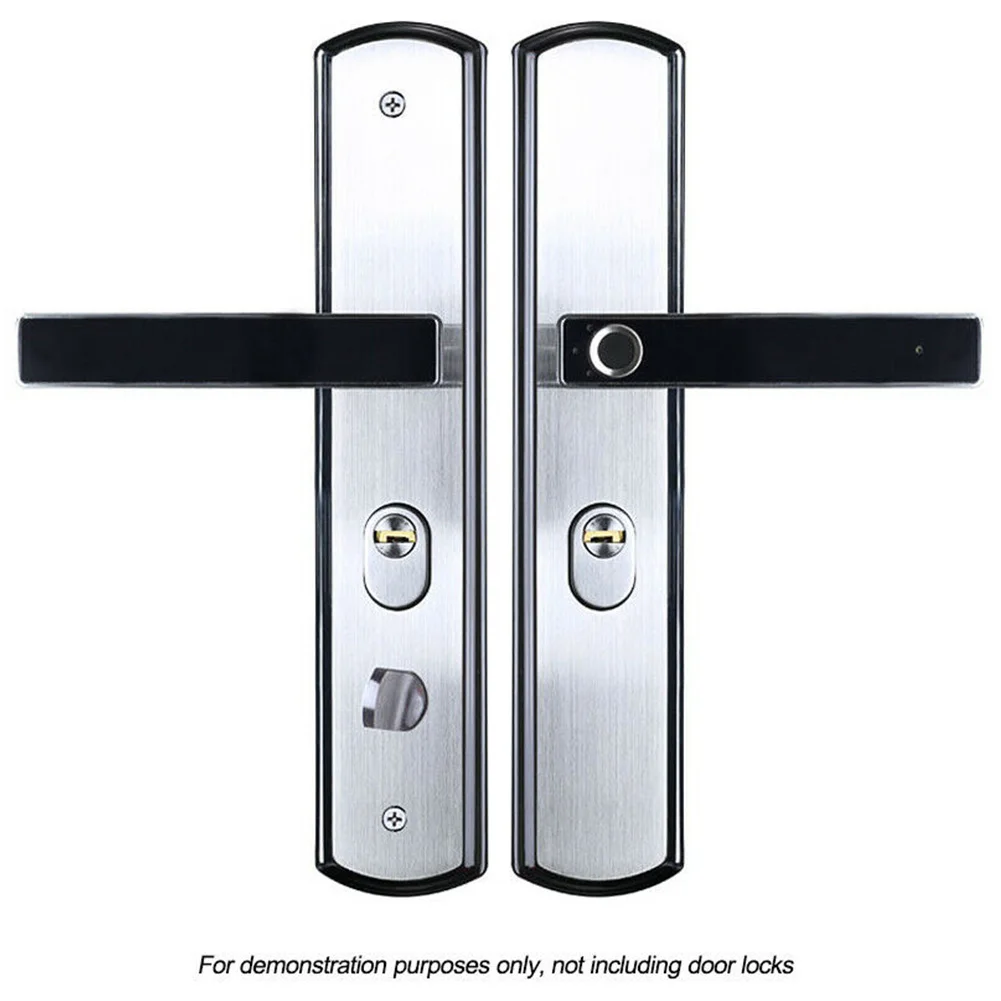 

1pair Zinc Alloy Electronic Smart Rechargeable Keyless Office Door Lock Home Security Fingerprint Handle Easy Install Apartment