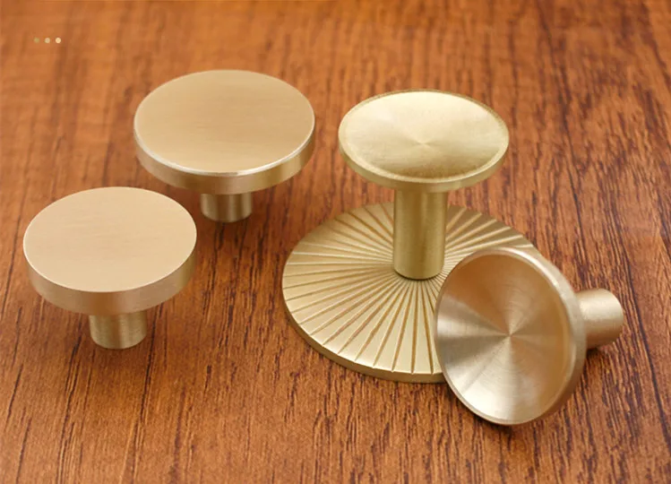 

5 шт./партия, латунные ручки для дверей шкафа