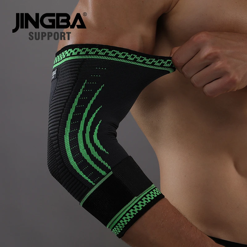 Спортивный компрессионный эластичный Фиксатор для локтя цельный фитнеса защита