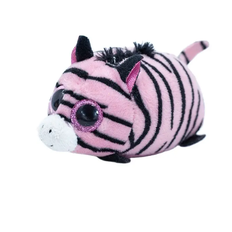 

Ty big eyes plush doll mobile phone wipe Pink striped zebra collection boy girl birthday Christmas gift For kids