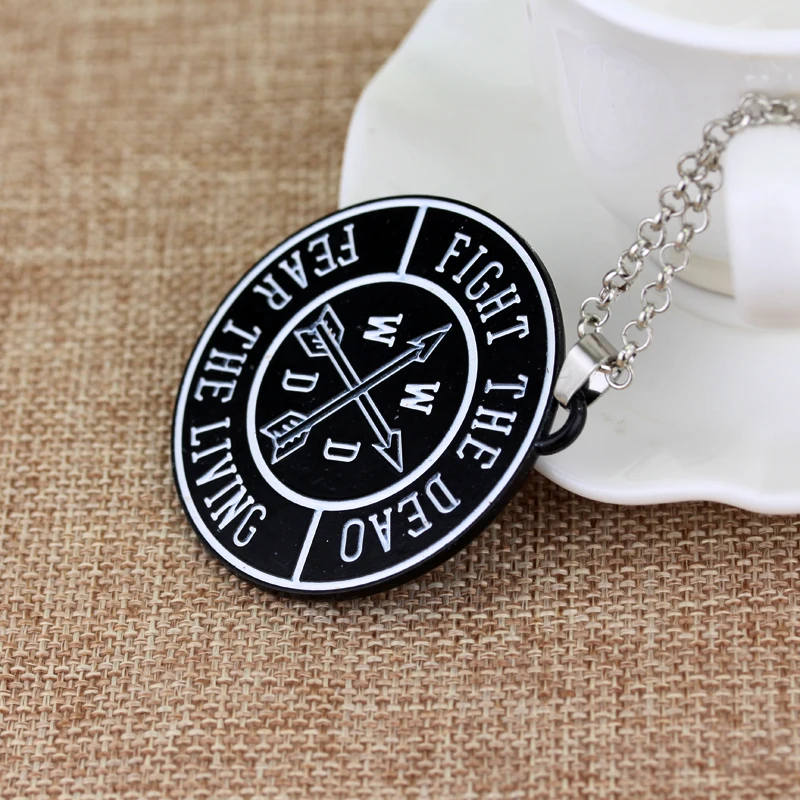 ТВ-драма Ходячие мертвецы лук и стрела эмалированная металлическая цепочка