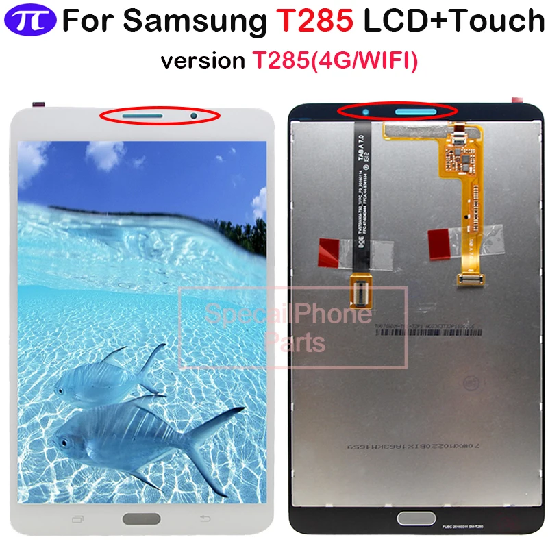 ЖК дисплей с дигитайзером на тачскрин в сборе для планшета 7 дюймов Samsung Galaxy Tab A 0
