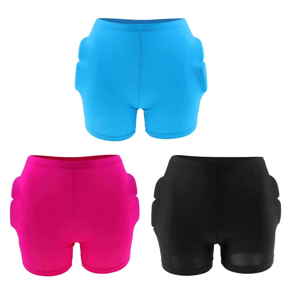 Компрессионные шорты с защитой от падения штаны для женщин и мужчин защита