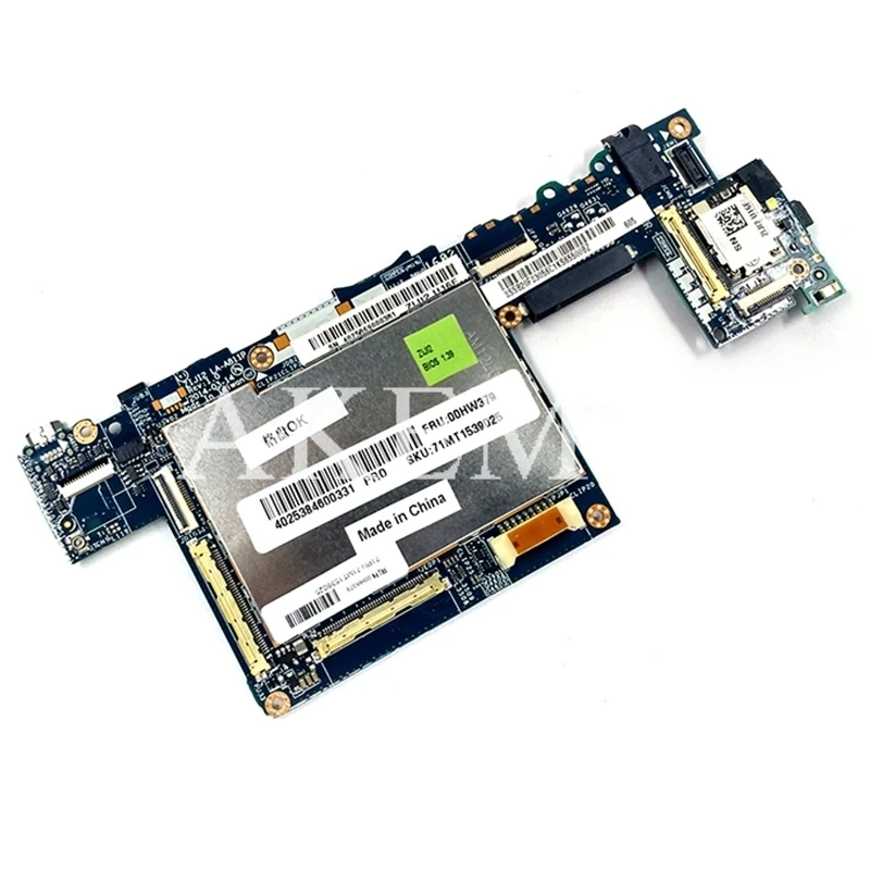 

FRU 00HW397 ZIJI2 LA-A811P For Lenovo ThinkPad 10 ThinkPad10 laptop motherboard W8P 100% Test OK W 4GB-RAM 128G-SSD