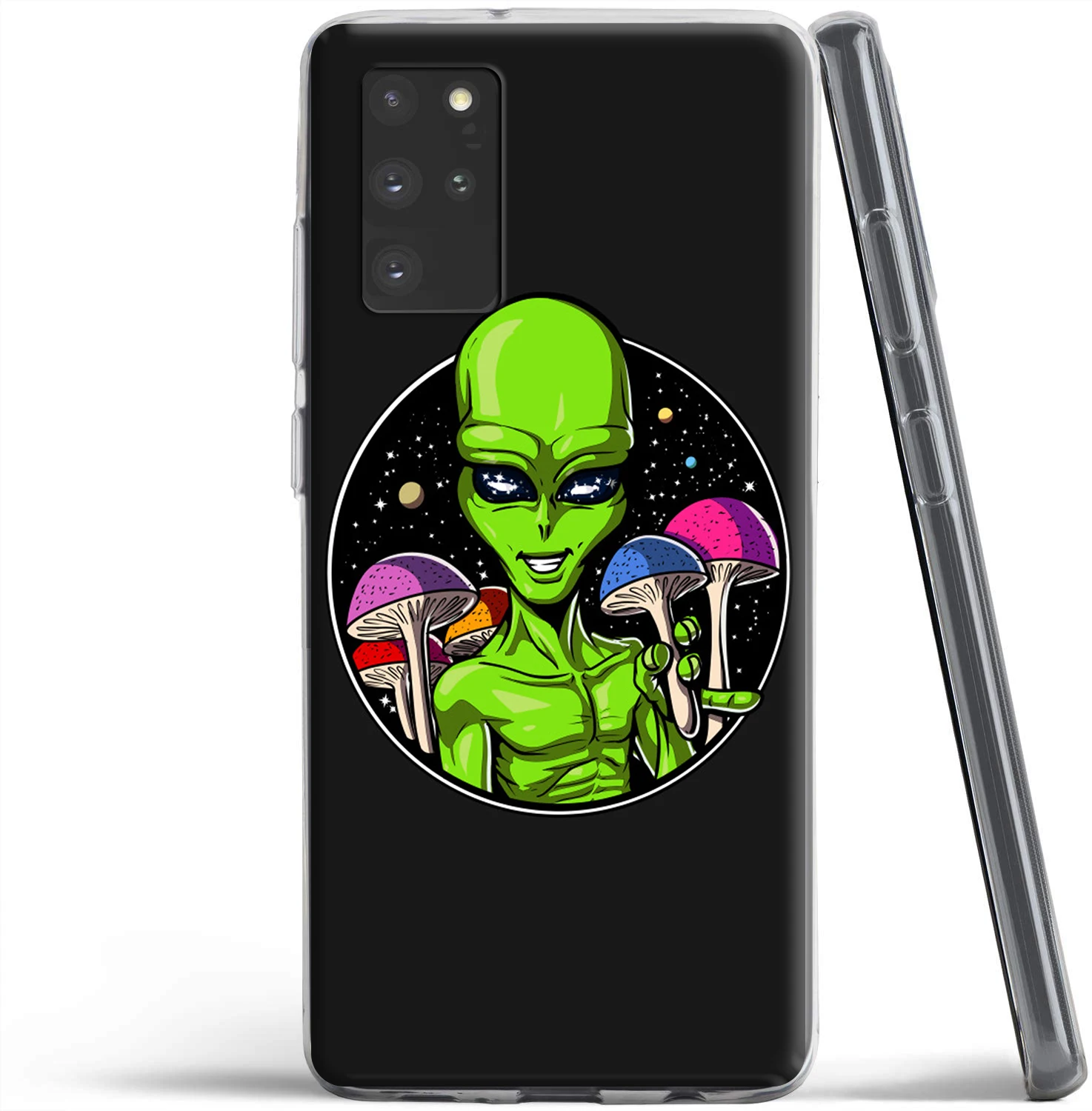 Силиконовый чехол Alien Art для Samsung Galaxy S20 Ultra S10 S10E S9 S8 S7 Note 10 9 8 Plus Edge | Мобильные