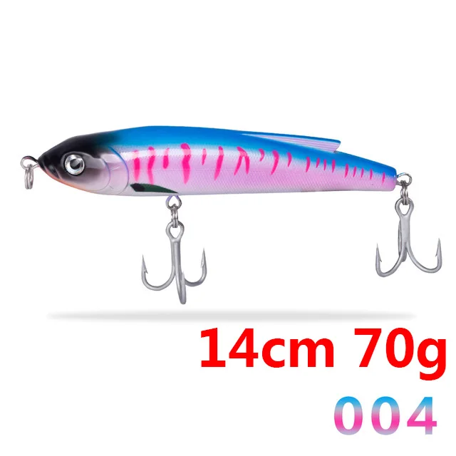 004 Hunthouse GT stickbait Тонущая приманка карандаш морская жесткая приманка для рыбалки Троллинг приманка Тунец Морская рыбалка Япония крюк Сделано noeby - Цвет: 004