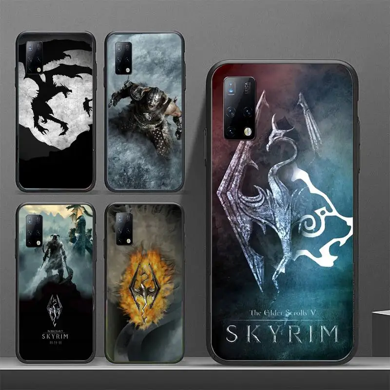 

The Elder Scrolls V Skyrim Phone Case for Galaxy J2pro J4 J5 J6 J7 J5prime J72016 J82018 M10 M20 M30 funda Cover