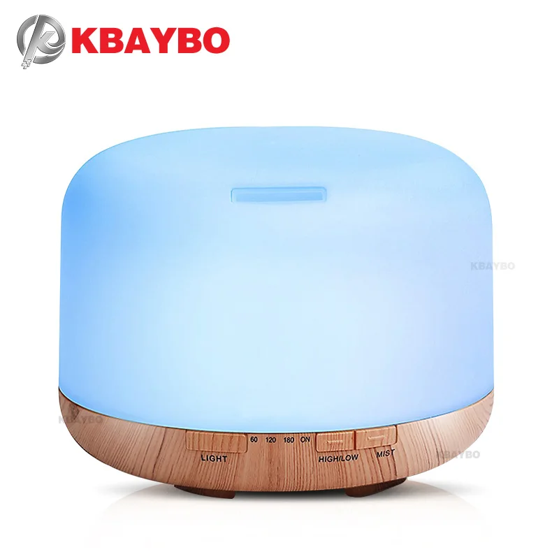 

Aroma essential oil diffuser humidifier 500ml air purifier mist humidifier aromatherapy diffuser