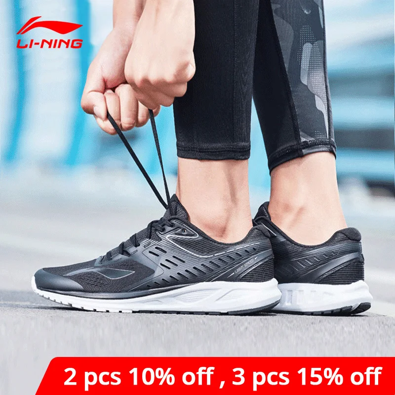 Мужские кроссовки для бега Li Ning удобные дышащие фитнеса с подкладкой ARHN017
