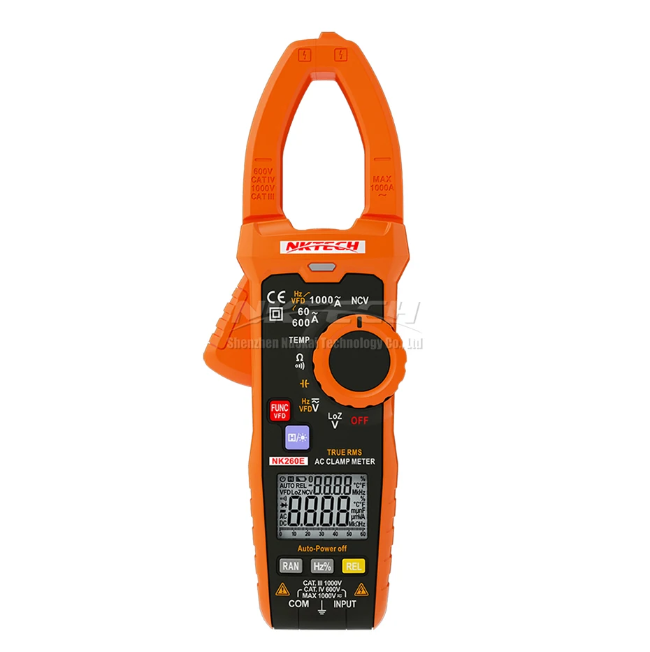 Цифровой зажим NKTECH NK260E аналоговый гистограмммный прибор для измерения
