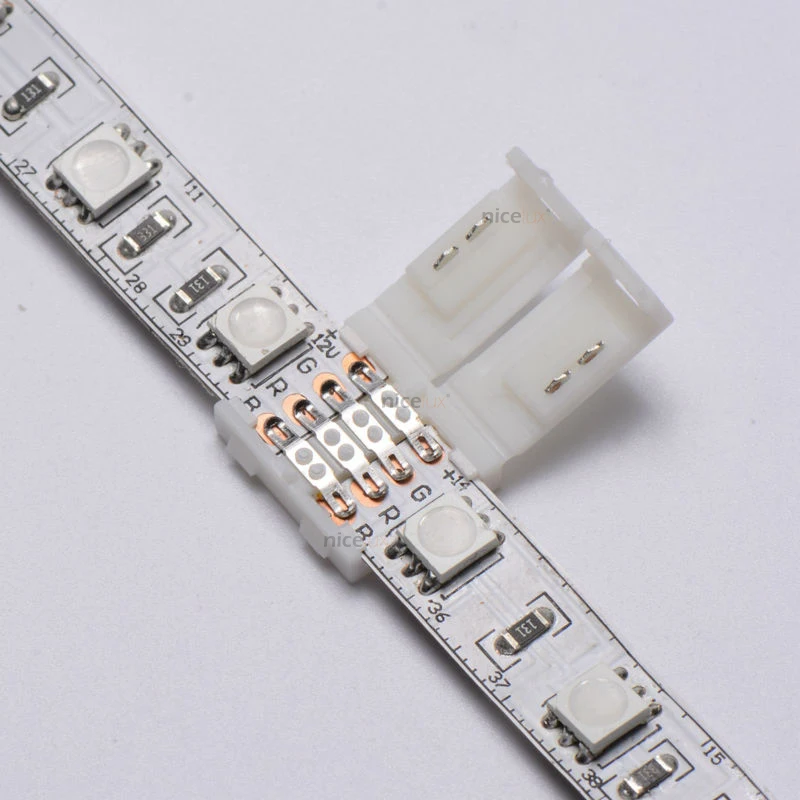10 шт. коннектор для светодиодной ленты RGB мм 4 pin 5050 5630 среднее соединение