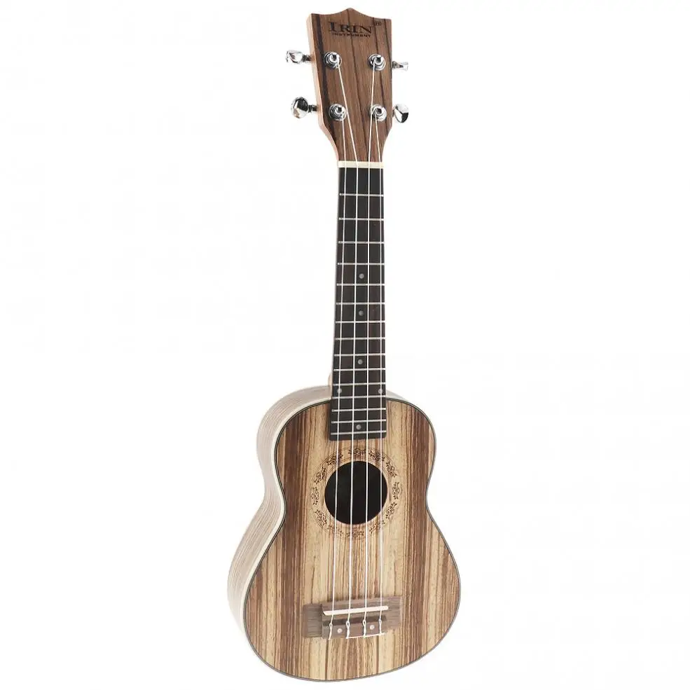 21 дюймов сопрано укулеле 15 Лада четыре струны Зебра дерево гитара Ukelele музыкальный струнный инструмент