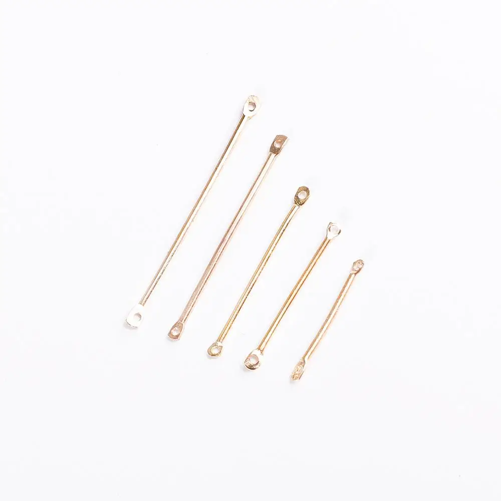 Металлические серьги гвоздики с двумя отверстиями 50 шт.|Ювелирная фурнитура и