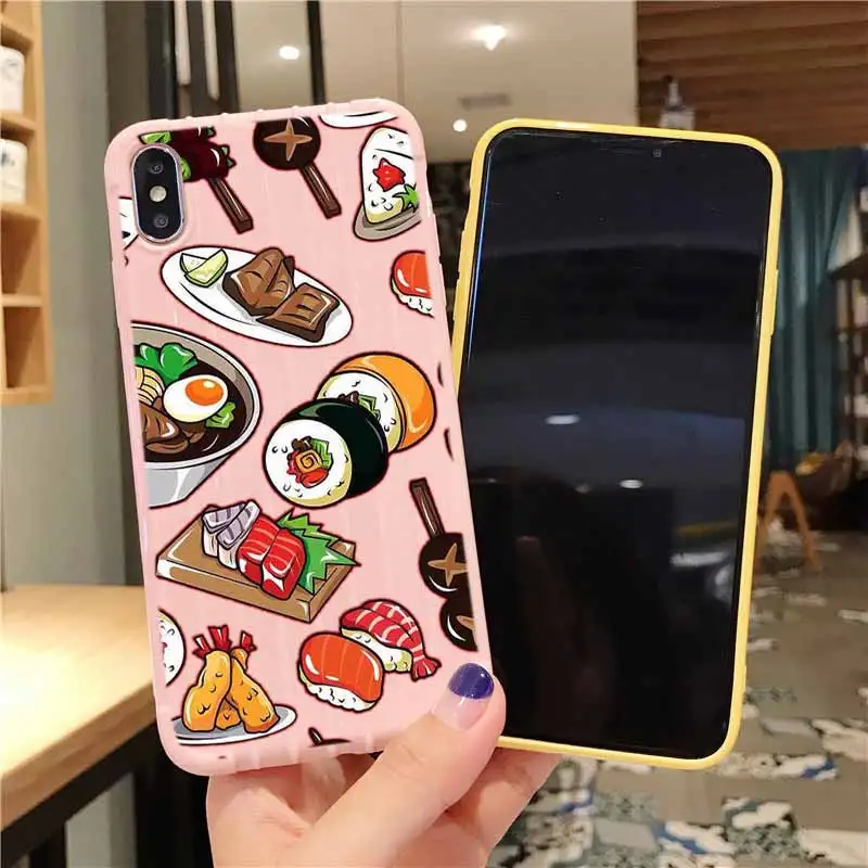 Японский чемодан на колесиках для суши текстурный чехол телефона IPhone 11 Pro Max X XS MAX 8