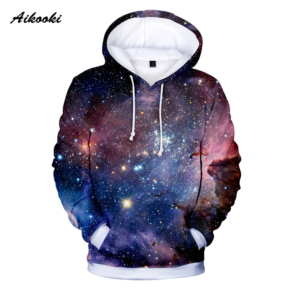 Fashion 3d Printed Space Galaxy hoodies for teen boys Funny Hip Hop Leisure Sweatshirts Hoody Long Sleeve Outerwear New Hoodie