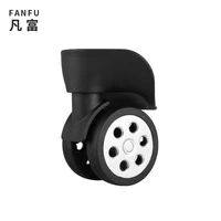 quality suitcase black casters repair replacement suitcase wheel 360 degree rotating universal wheel silent caster accessories