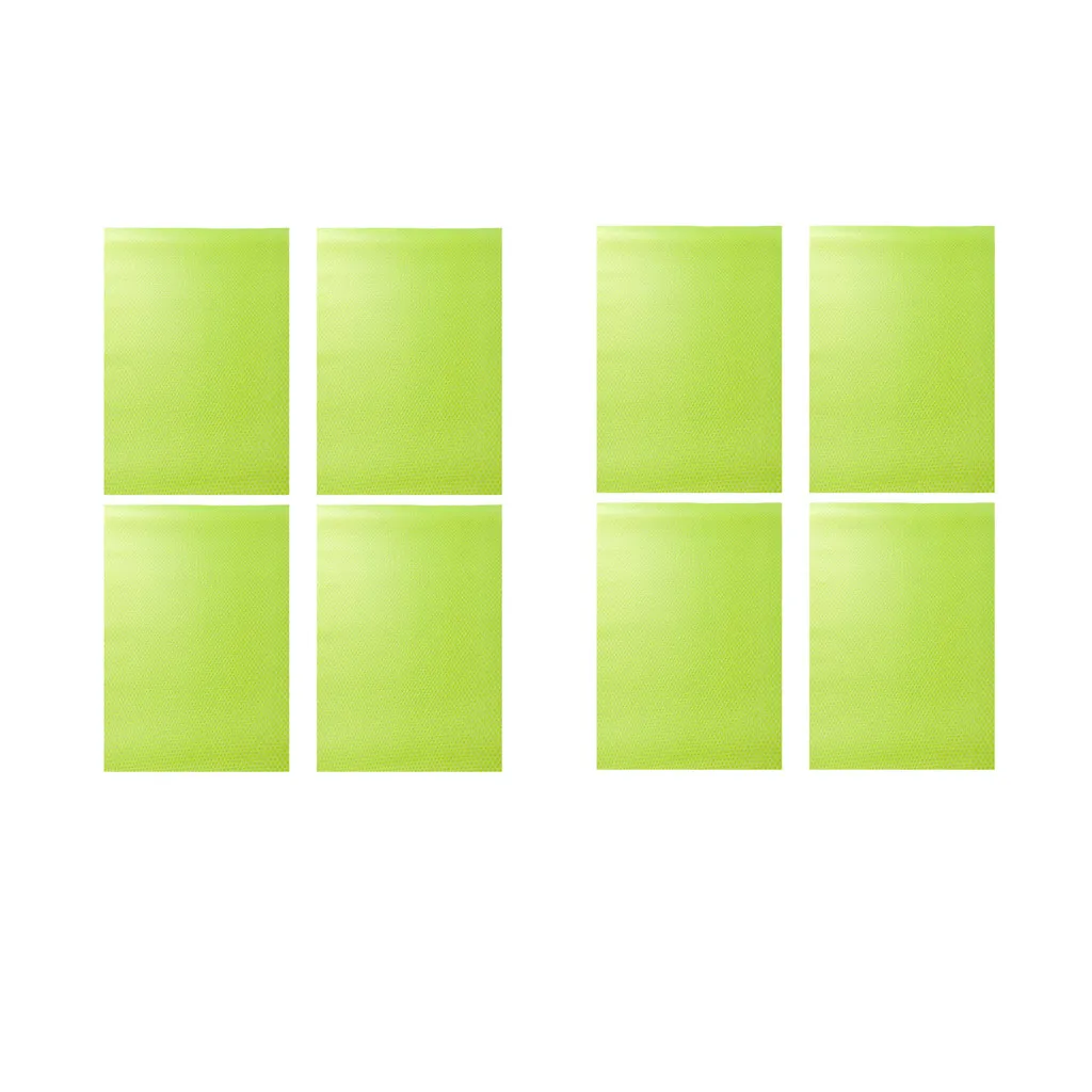 Green Tenske 8 шт. многофункциональный коврик антибактериальные холодильник площадку, а также для прокладка для ящика подложки под тарелки, коврики для стола и каботажное судно 45X29 см AG23 - Цвет: Green