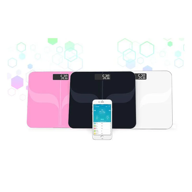 Умные Bluetooth весы для измерения веса человеческого тела Электронные управления