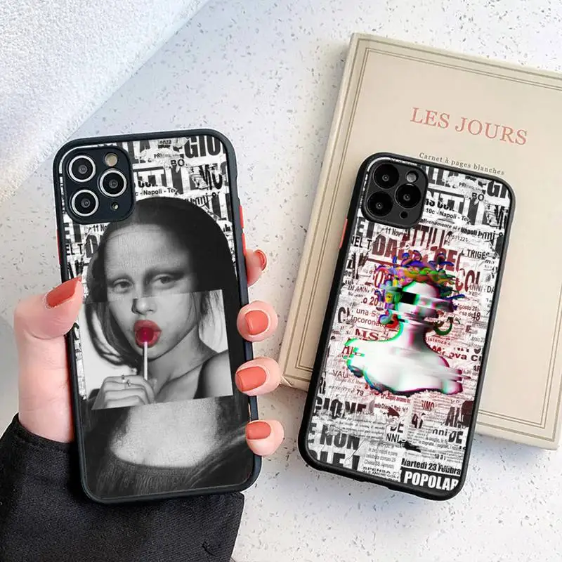 

Banana Retro leaves art Phone Case For iphone 13 12 11 8 7 plus mini x xs xr pro max matte transparent cover