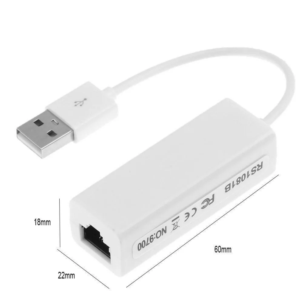 Asunflower USB 2,0 к RJ45 Ethernet адаптер конвертер для Xiaomi Tablet PC Win 7 8 10 XP USB к RJ45 Lan адаптер 10/100/1000 Мбит/с