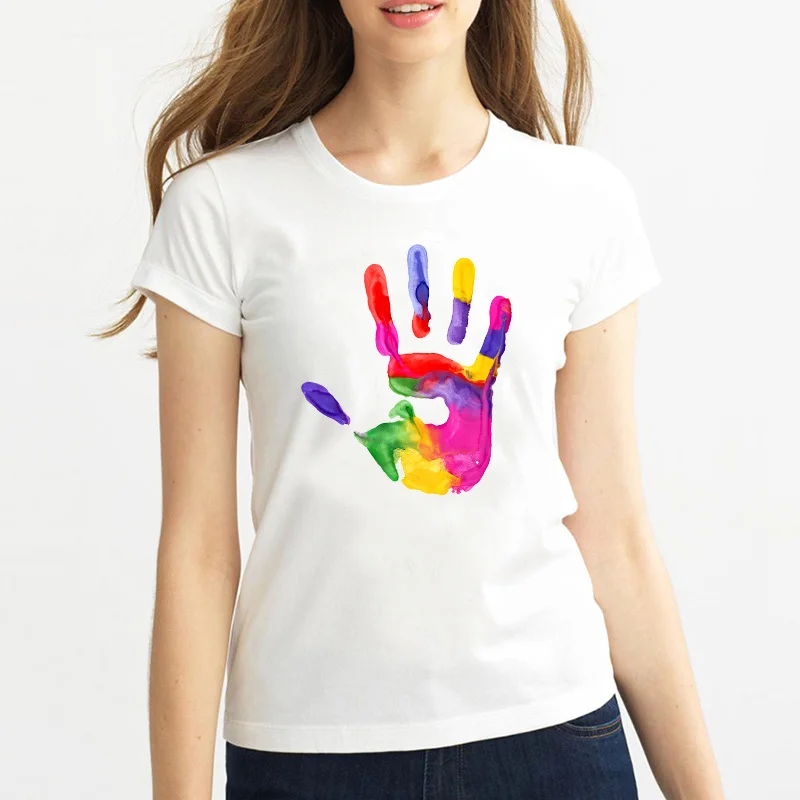 Новинка 2020 модная летняя футболка с принтом пальмы женские футболки мультяшным