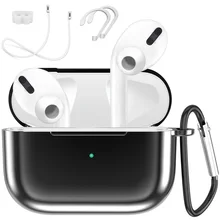 Чехол AirPods Pro из ТПУ полноразмерный защитный ударопрочный чехол с
