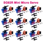 Сервоприводы SG92R Mini Micro Servo 9g 100 кг для радиоуправляемых самолетов вертолетов автомобилей лодок роботов, запчасти для 5 шт. 10 шт. 20 шт. 30 шт. 50 шт. 2,5 шт.