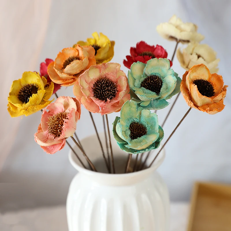 1 шт. декоративные сухие цветы для вечерние шения дома - купить по выгодной цене |