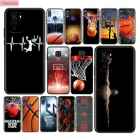 basketball never stops silicone cover for xiaomi redmi note 10 10s 9 9s pro max 9t 8t 8 7 6 5 pro 5a phone case