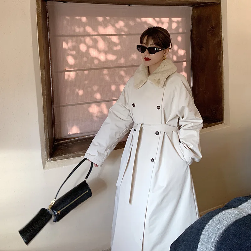 Женское тонкое хлопковое Стеганое пальто 2020 зимняя длинная куртка элегантная