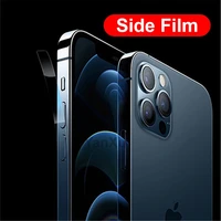 100pcs tpu hydrogel rim film hd transparent for iphone1212promax mobile phone side film protective ultra thin for iphone 12mini