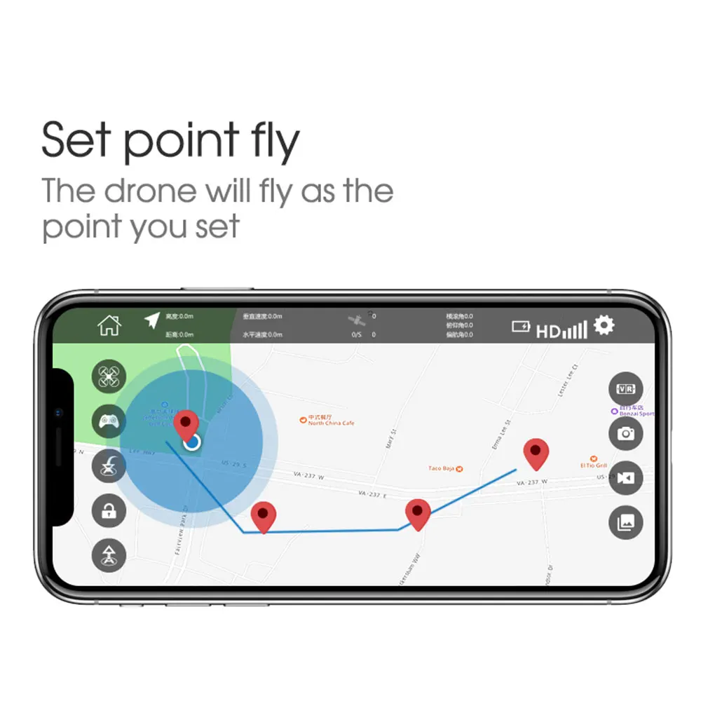 SHRC H1G Дрон с GPS 1080P 5G WiFi FPV следить за мной режим самолета селфи складной RC Квадрокоптер RTF игрушечный Дрон для детей