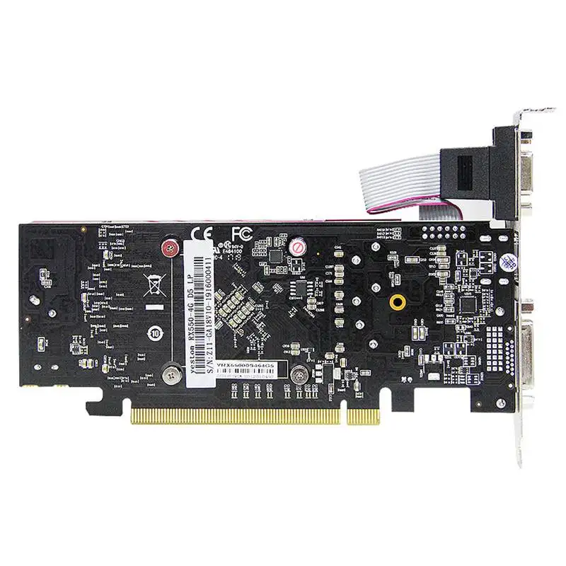 Игровая видеокарта Yeston Radeon RX550 4 ГБ GDDR5 1183 бит 6000 МГц|Видеокарты| |